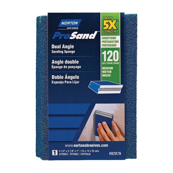 Norton Abrasives Dual Ang Sndspnge 120Grt 07660782076 Zoro